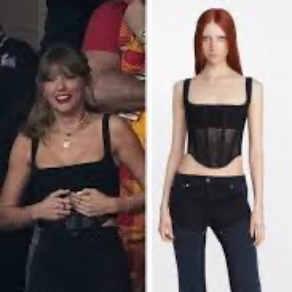 Dion Lee Corset Suspend Top (M) as seen on Taylor Swift at Super Bowl 2024 - Picture 1 of 8